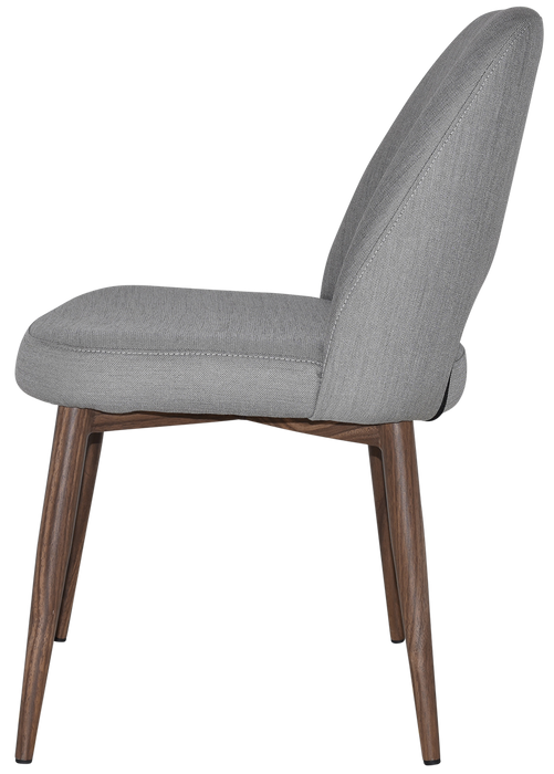 Chair Albury Metal Light Walnut - Gravity