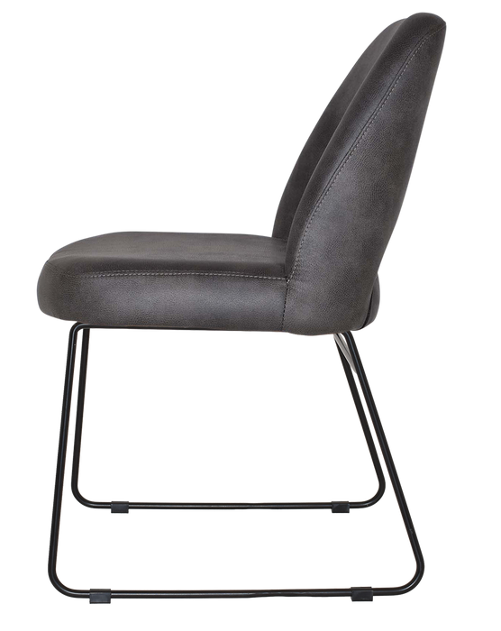 Chair Albury Sled Black - Eastwood