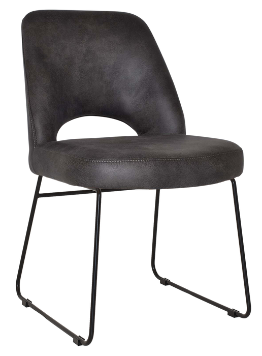 Chair Albury Sled Black - Eastwood