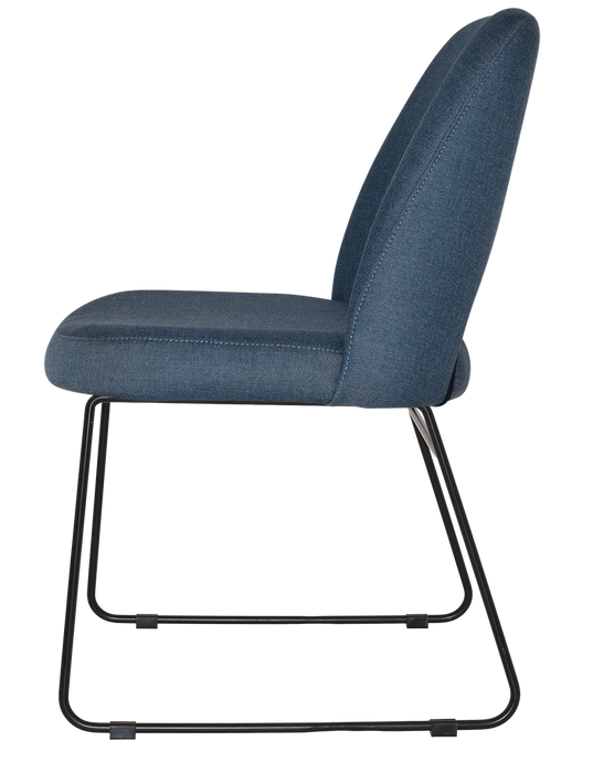 Chair Albury Sled Black - Gravity