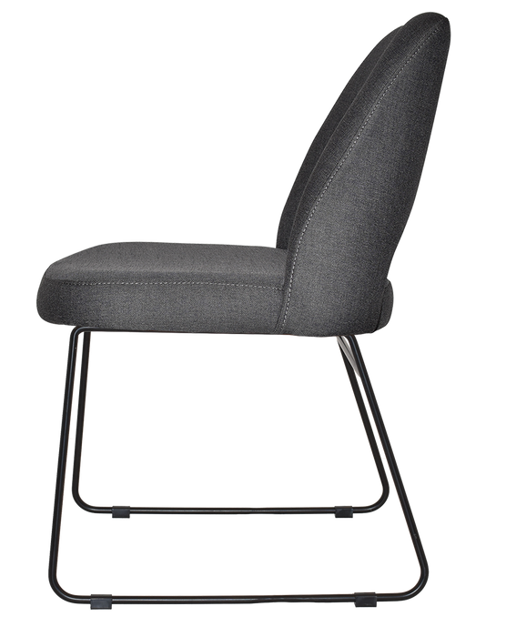 Chair Albury Sled Black - Gravity