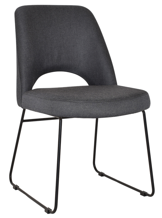 Chair Albury Sled Black - Gravity