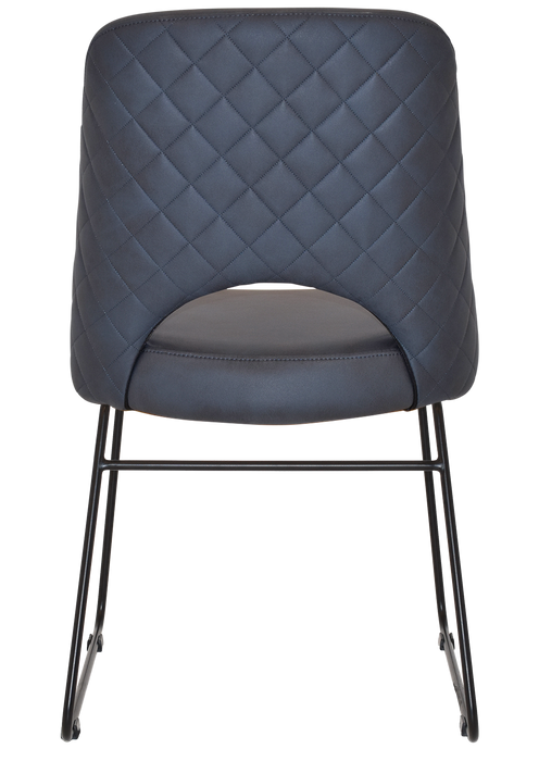 Chair Albury Sled Black - Pelle/Benito