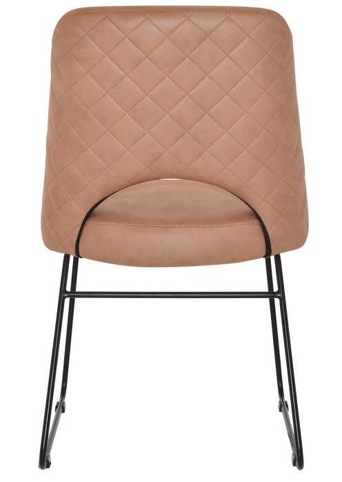 Chair Albury Sled Black - Pelle/Benito