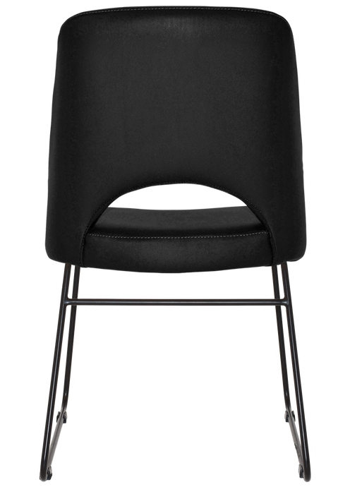 Chair Albury Sled Black - Vinyl