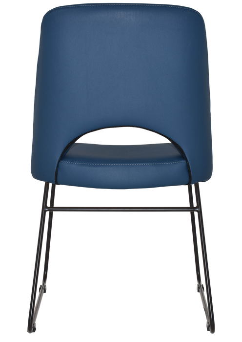 Chair Albury Sled Black - Vinyl