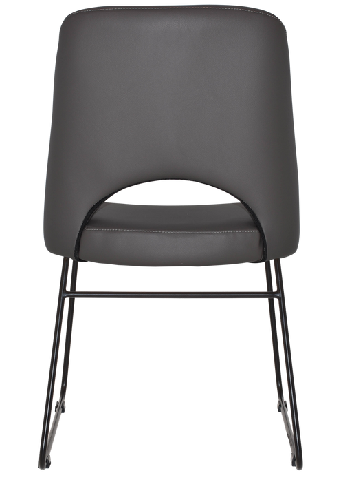 Chair Albury Sled Black - Vinyl