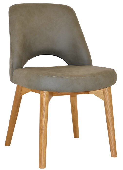 Chair Albury Timber Light Oak - Pelle/Benito