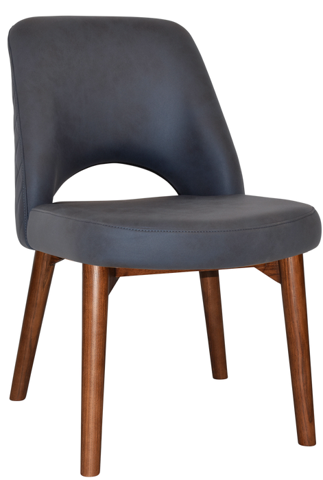 Chair Albury Timber Light Walnut - Pelle/Benito