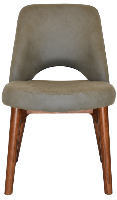 Chair Albury Timber Light Walnut - Pelle/Benito