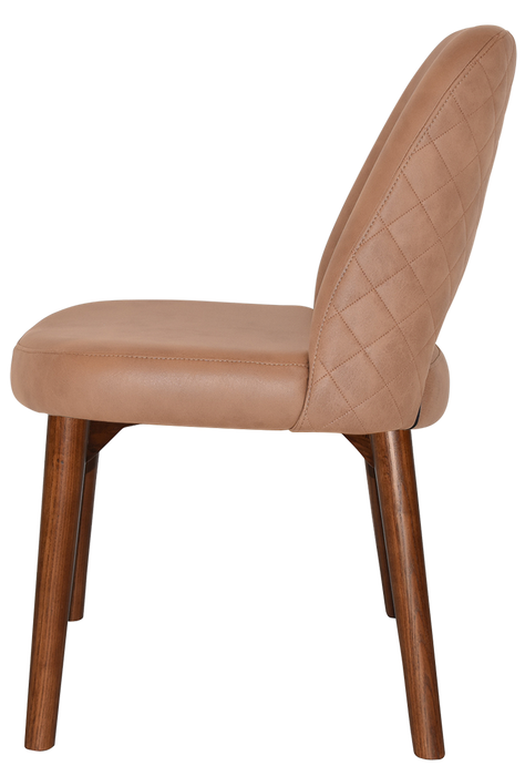 Chair Albury Timber Light Walnut - Pelle/Benito