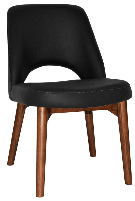 Chair Albury Timber Light Walnut - Vinyl