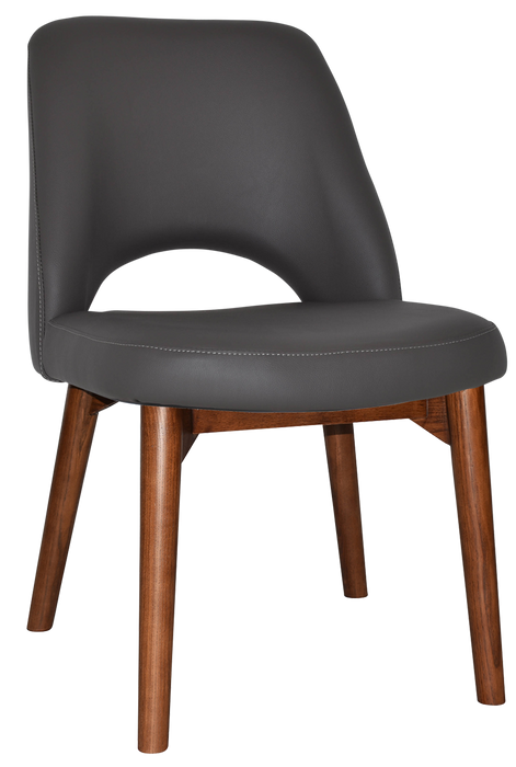 Chair Albury Timber Light Walnut - Vinyl