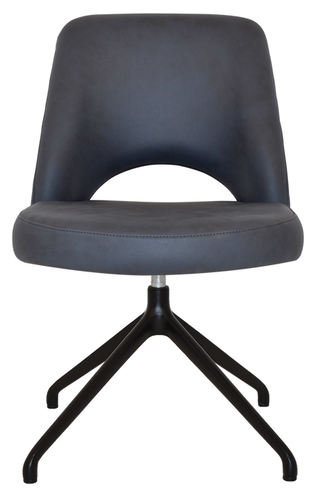 Chair Albury Trestle V2 Black - Pelle/Benito