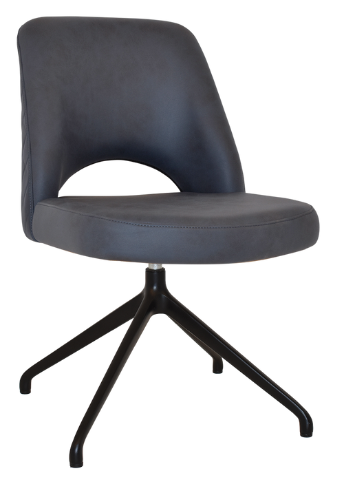 Chair Albury Trestle V2 Black - Pelle/Benito