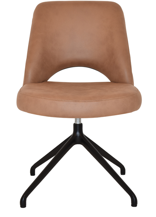 Chair Albury Trestle V2 Black - Pelle/Benito