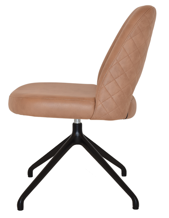 Chair Albury Trestle V2 Black - Pelle/Benito