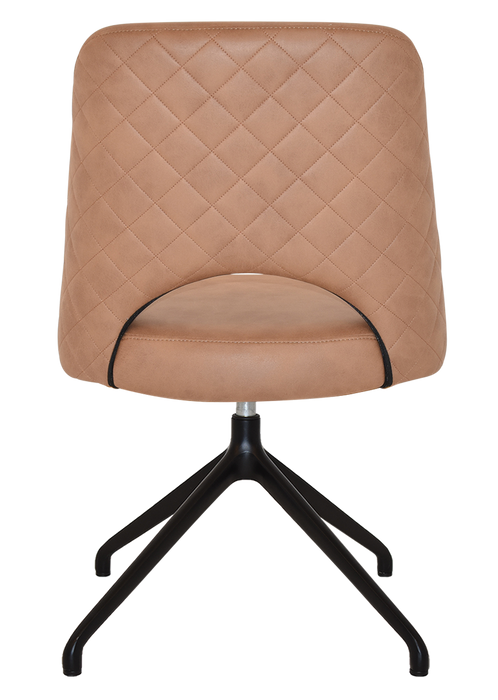 Chair Albury Trestle V2 Black - Pelle/Benito