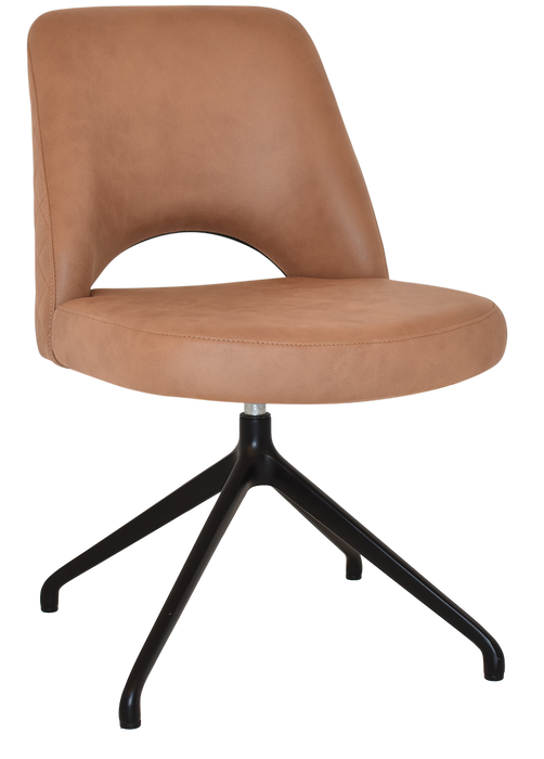 Chair Albury Trestle V2 Black - Pelle/Benito