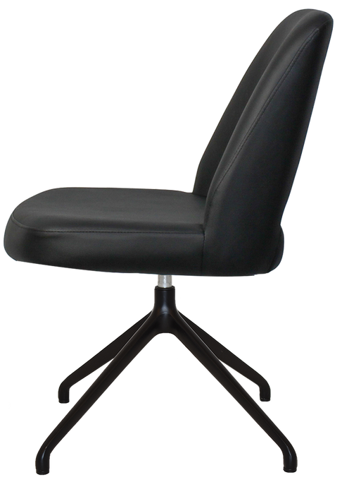 Chair Albury Trestle V2 Black - Vinyl