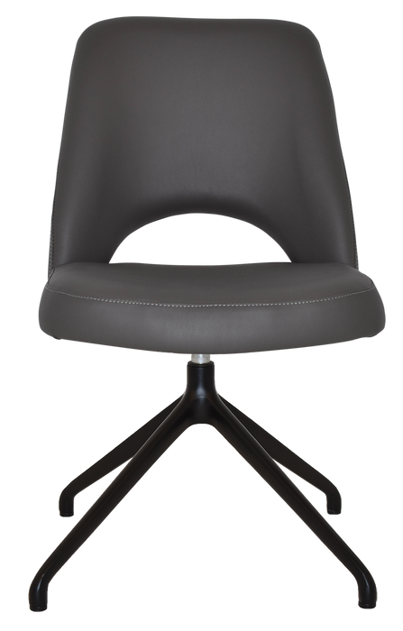 Chair Albury Trestle V2 Black - Vinyl