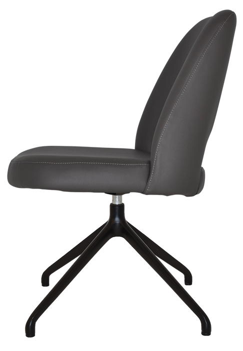 Chair Albury Trestle V2 Black - Vinyl