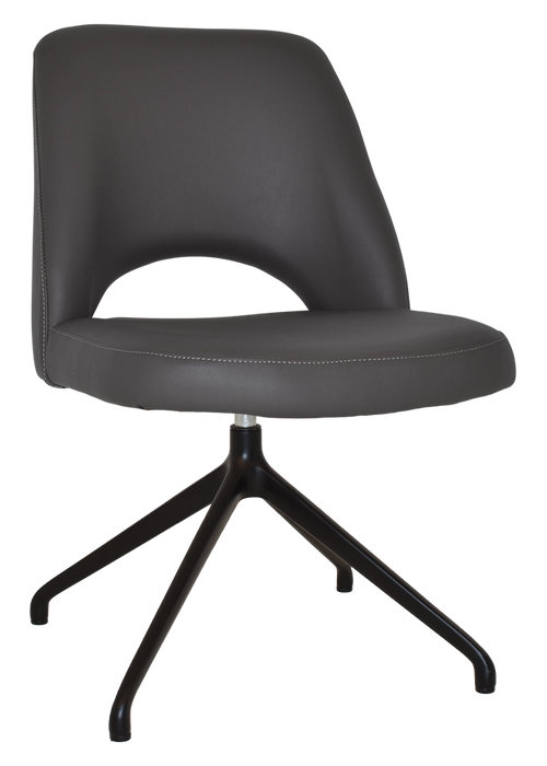 Chair Albury Trestle Black - Vinyl