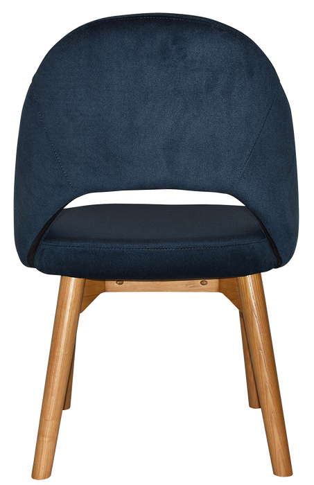 Chair Chevron Timber Light Oak - Regis Navy