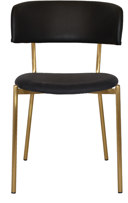 Chair Lugano Uph 2 Brass