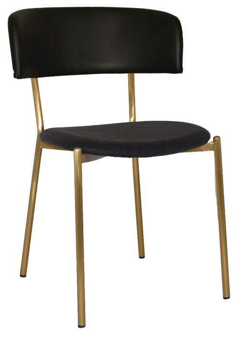 Chair Lugano Uph 2 Brass