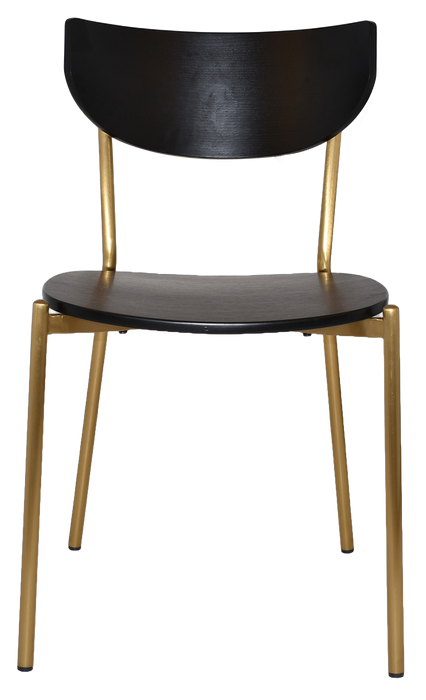 Chair Marco Brass - Black (Seat And Back)