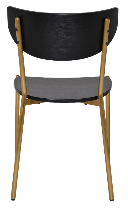 Chair Marco Brass - Black (Seat And Back)