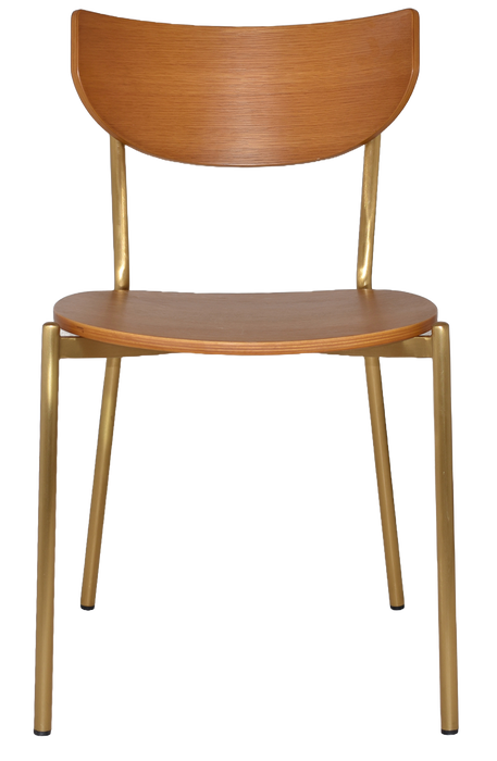 Chair Marco Brass - Light Oak (Seat And Back)