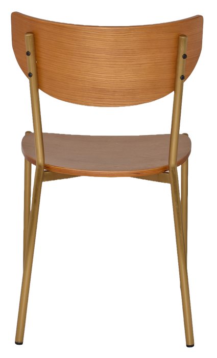 Chair Marco Brass - Light Oak (Seat And Back)