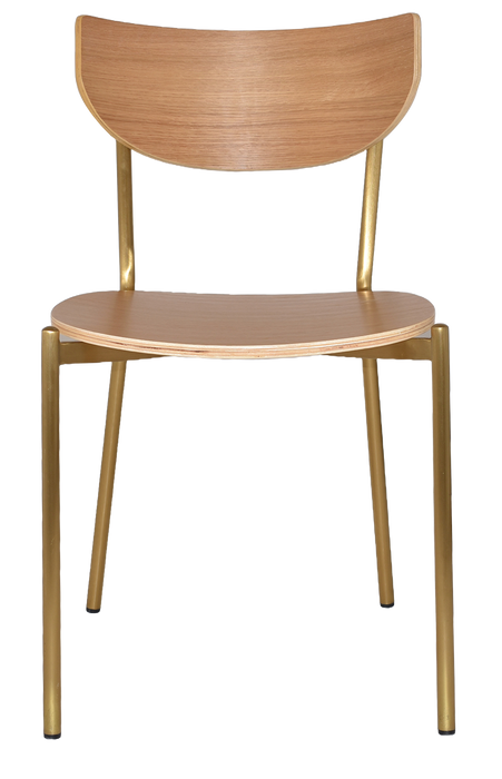 Chair Marco Brass - Natural (Seat And Back)