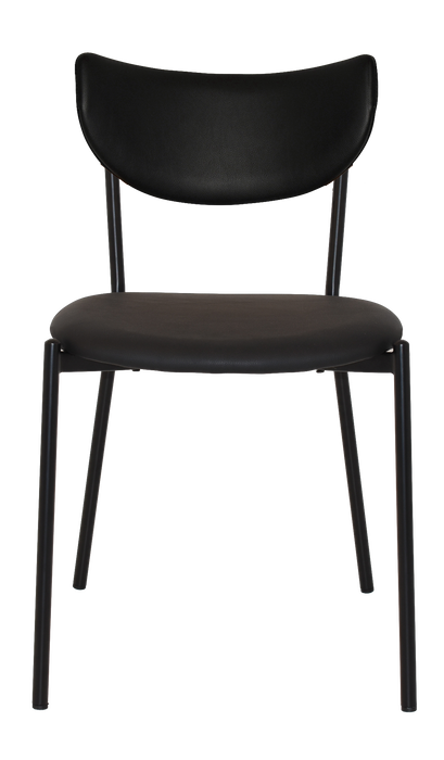 Chair Marco Vinyl Black (Back & Seat)