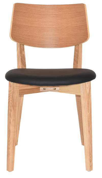 Chair Phoenix Natural - Vinyl Black