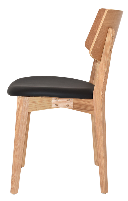 Chair Phoenix Natural - Vinyl Black