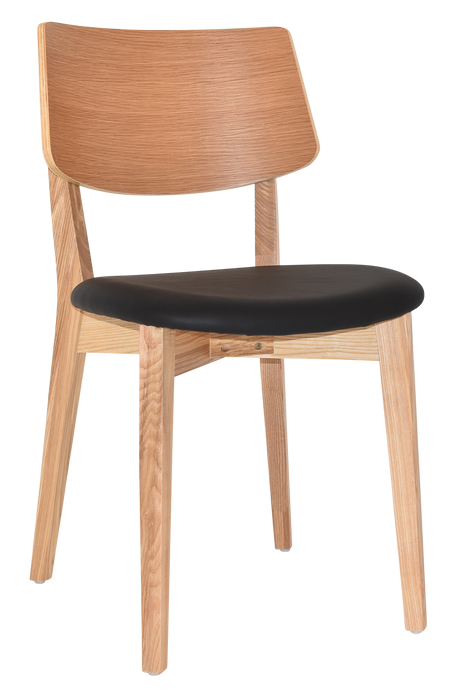 Chair Phoenix Natural - Vinyl Black