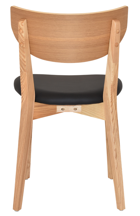 Chair Rialto Natural - Vinyl Black