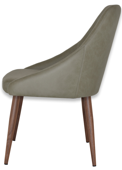 Chair Stockholm Metal Light Walnut