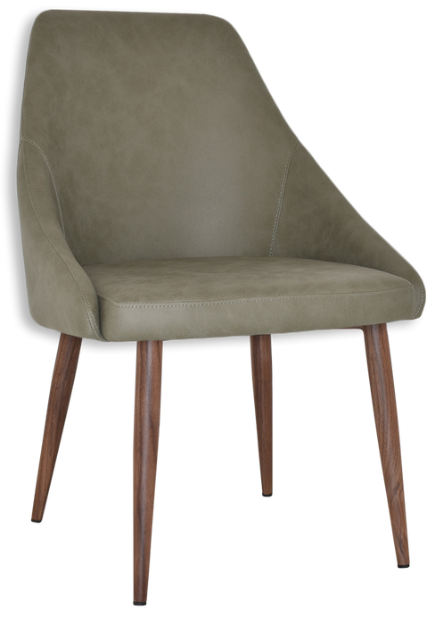 Chair Stockholm Metal Light Walnut