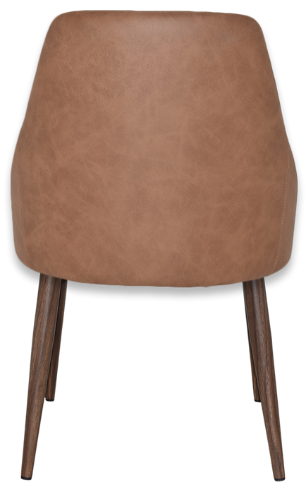 Chair Stockholm Metal Light Walnut