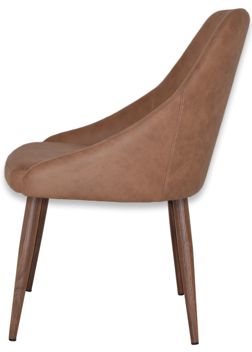 Chair Stockholm Metal Light Walnut