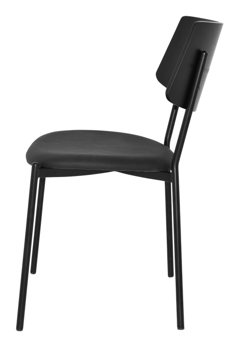 Chair Texas Black - Black - Vinyl Black