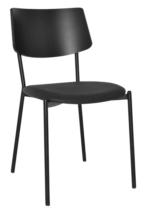 Chair Texas Black - Black - Vinyl Black