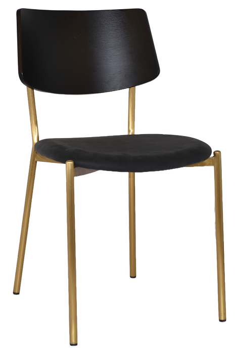 Chair Texas Brass - Black - Vinyl Black