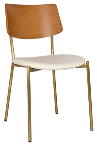 Chair Texas Brass - Light Oak - Unupholstered