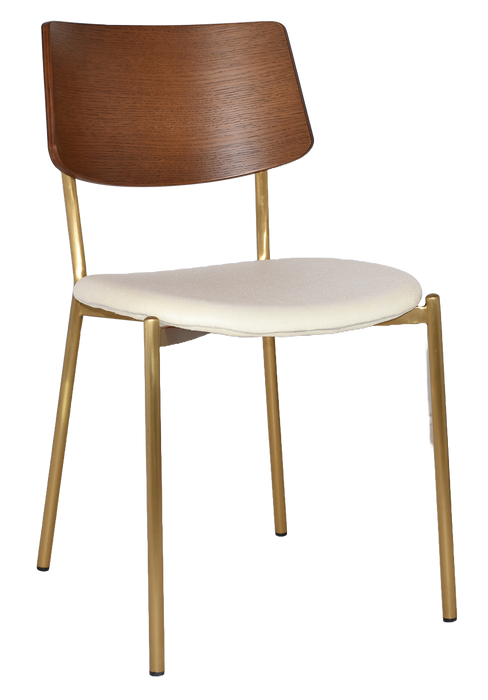 Chair Texas Brass - Light Walnut - Unupholstered