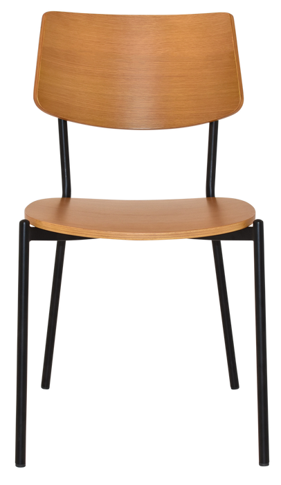 Chair Texas Black - Light Oak